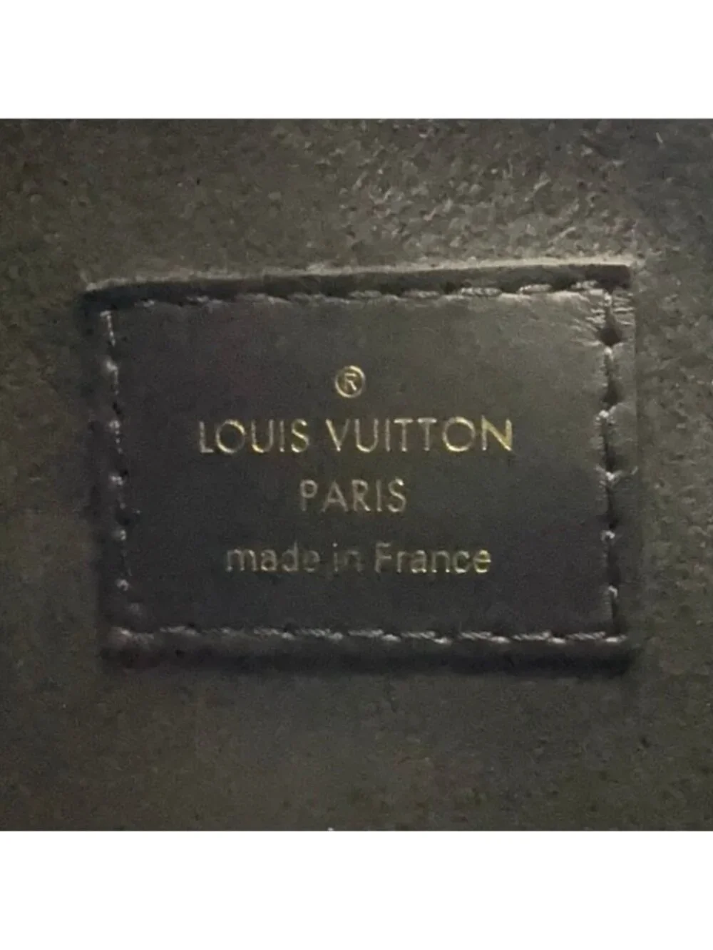 Louis Vuitton On The Go PM Monogram Empreinte Calfskin Black Handbag Gold